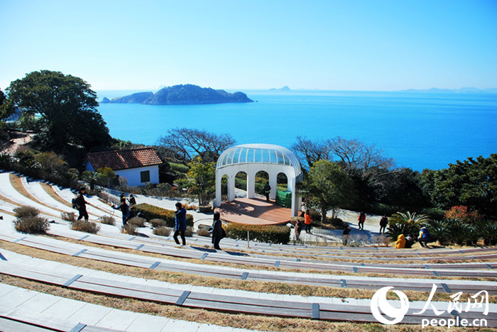 韓國南海岸統營長蛇島海上公園（攝影：許靜允）