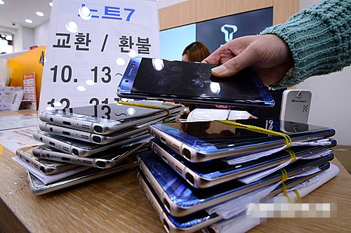 三星為韓國用戶退換Note7 Galaxy S7成“最火”替代機型【組圖】 